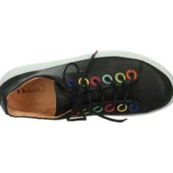 Veterschoenen<Think - 000895 00 - Zwart - Uitneembaar voetbed