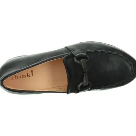 Instapschoenen<Think - 000923 - Zwart - Uitneembaar voetbed