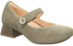 Bandschoenen<Think - Delicia - 300287 7010 - Kaky - Uitneembaar voetbed