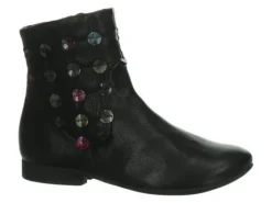 Korte Halfhoge Laarzen<Think - Guad2 - 000992 00 - Zwart - Uitneembaar voetbed