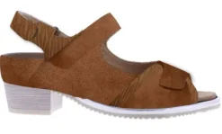 Sandalen<Verhulst - Wijdte H - 7354 - Cognac - uitneembaar voetbed