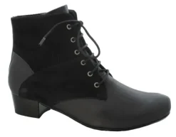 Boots<Verhulst - Wijdte K - 3433 24 58 - Zwart - Uitneembaar voetbed