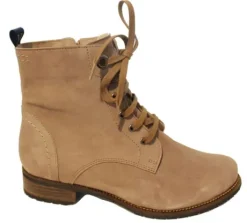 Boots<Verhulst - Wijdte K - 1450 3355 - Zand - Uitneembaar voetbed