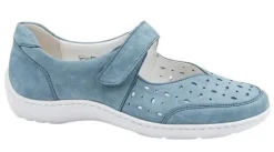 Bandschoenen<Waldlaufer - Wijdte H - 496325 191 263 - Jeans - Uitneembaar voetbed