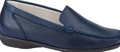 Instapschoenen<Waldlaufer - Wijdte H - 431000 171 - Blauw - Uitneembaar voetbed