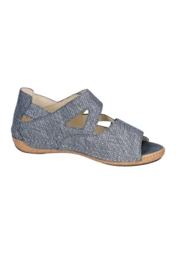 Sandalen<Waldlaufer - Wijdte H - 342025 100 217 - Jeans - Uitneembaar voetbed
