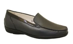 Instapschoenen<Waldlaufer - Wijdte H - 431000 Blauw - Uitneembaar voetbed