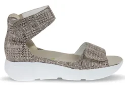 Sandalen<Waldlaufer - Wijdte H - Isa - 757802 161 - Taupe - Uitneembaar voetbed