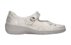 Bandschoenen<Waldlaufer - Wijdte K - 607309 197120 - Zilver - Uitneembaar voetbed