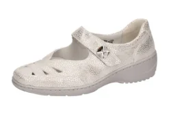 Bandschoenen<Waldlaufer - Wijdte K - 607309 197120 - Zilver - Uitneembaar voetbed