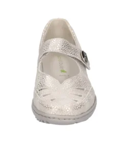 Bandschoenen<Waldlaufer - Wijdte K - 607309 197120 - Zilver - Uitneembaar voetbed