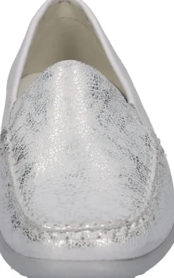 Instapschoenen<Waldlaufer - Wijdte K - 640004 316 150 - Zilver - Uitneembaar voetbed