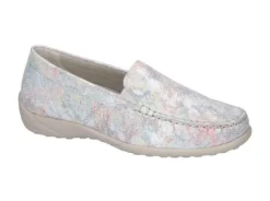 Instapschoenen<Waldlaufer - Wijdte K -640004 193 299 - Pasteltinten - Uitneembaar voetbed