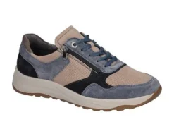 Veterschoenen<Waldlaufer - Wijdte K - 662001 404 739 - Blauw - Uitneembaar voetbed