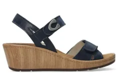 Sandalen<Wolky - 03552 - Blauw - Uitneembaar voetbed
