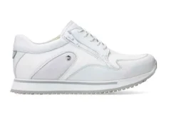 Veterschoenen<Wolky - E-Go - 90 101 - Wit - Uitneembaar voetbed