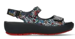 Sandalen<Wolky - Rio - 0332542 - Zwart - Uitneembaar voetbed