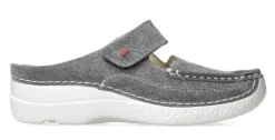 Slippers<Wolky - Roll Slipper - 06227 93270 - Grijs - Uitneembaar voetbed