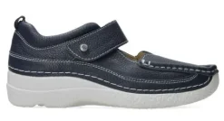 Bandschoenen<Wolky - RollCombi - 06214 71870 - Blauw - Uitneembaar voetbed