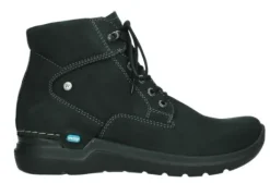 Boots<Wolky - Whynot - 0661216 Zwart - Uitneembaar voetbed