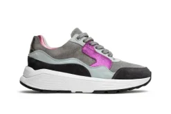 Veterschoenen<Xsensible - Wijdte G - Golden Gate - 33000.2 - Grijs - Uitneembaar voetbed