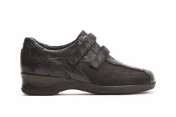 Klittenbandschoenen<Xsensible - Wijdte H - 10027.2.80 - Lucia - Zwart - Uitneembaar voetbed