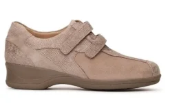 Klittenbandschoenen<Xsensible - Wijdte H - 10027.2.501 - Taupe - Uitneembaar voetbed