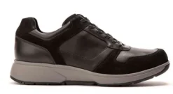 Veterschoenen<Xsensible - Wijdte H - 30401 - Zwart - Uitneembaar voetbed