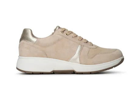 Veterschoenen<Xsensible - Wijdte H - Valletta 30222 2 428 - Zand - Uitneembaar voetbed